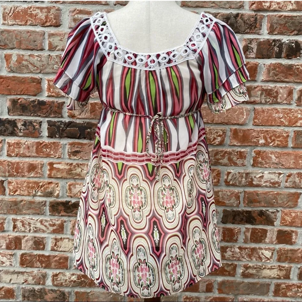 Romeo & Juliet Couture chevron floral tunic / S / Excellent condition - Image 7