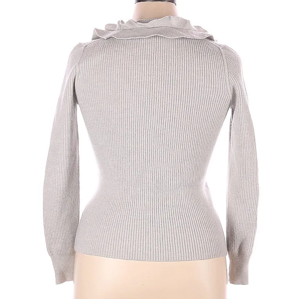 Banana Republic Ruffle Sweater - Image 2