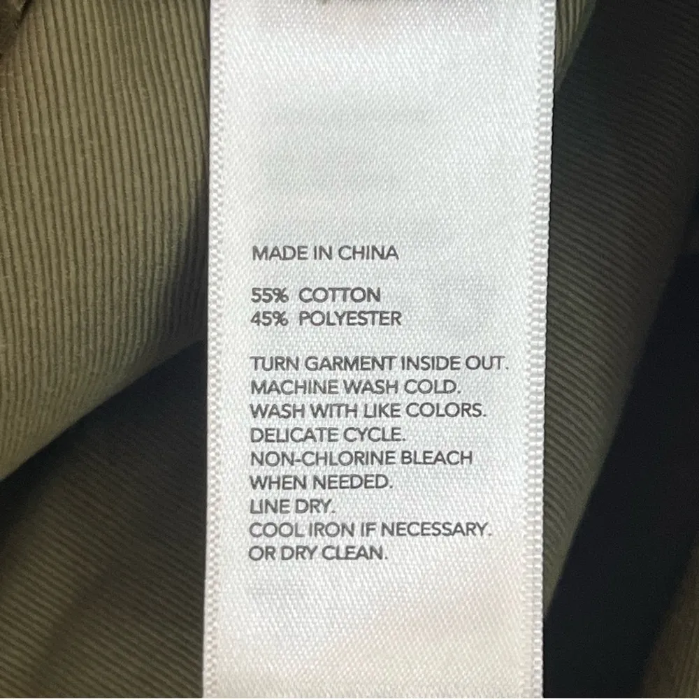 Women’s Kate Spade Saturday Olive Green Pleated Faux Belted Mini‎ Skirt Size 10 - Image 7