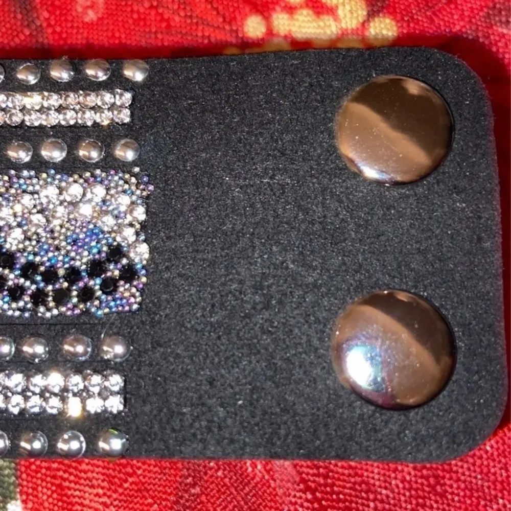 HD Snap Bling Bracelet Black - Image 5