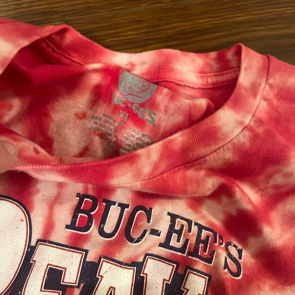 Bucees Beavers baseball Red Tie - Image 2