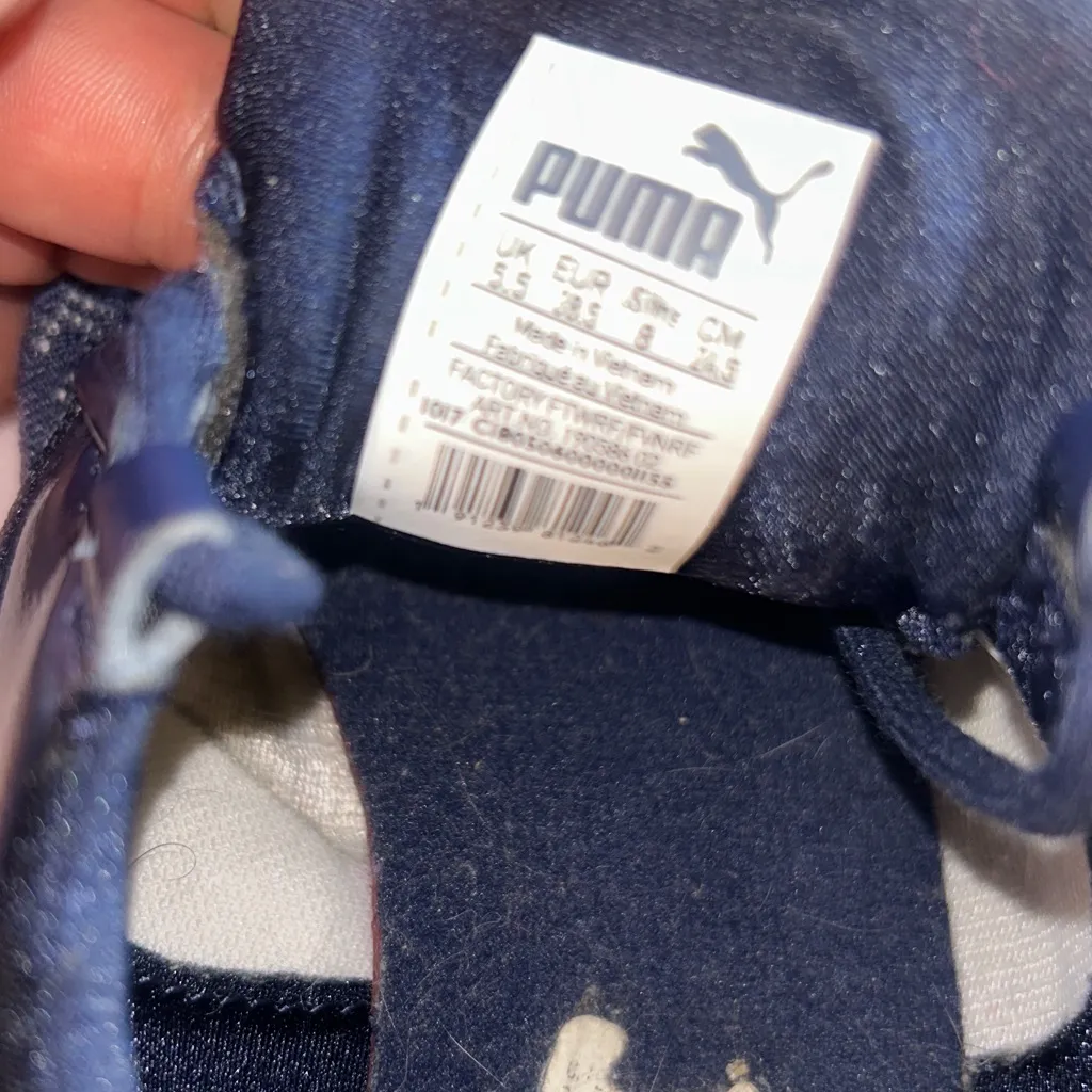 Puma Size 8 Navy Golf Shoes - Image 9