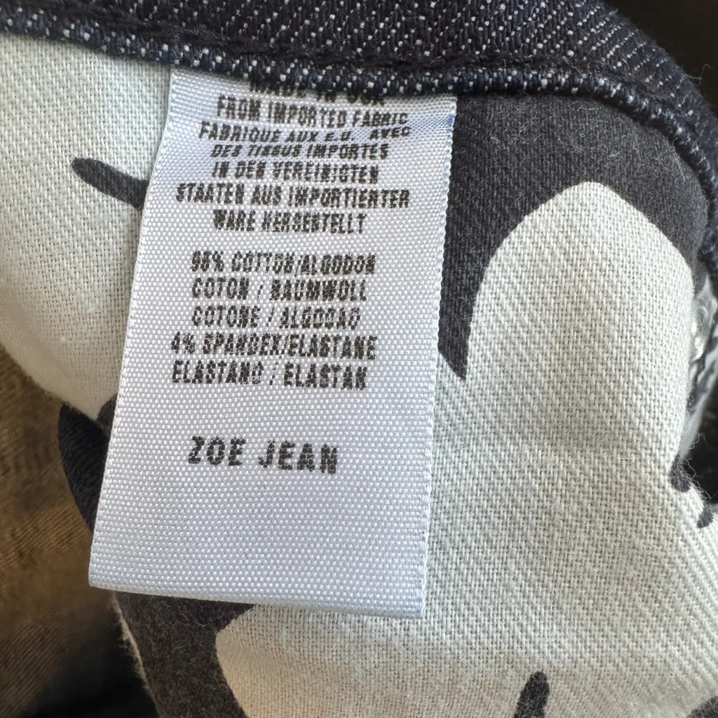 Lucky Brand Y2K Dark Indigo Zoe Jean Low Rise Flare Jeans Size 8/ W 29 Long - Image 6