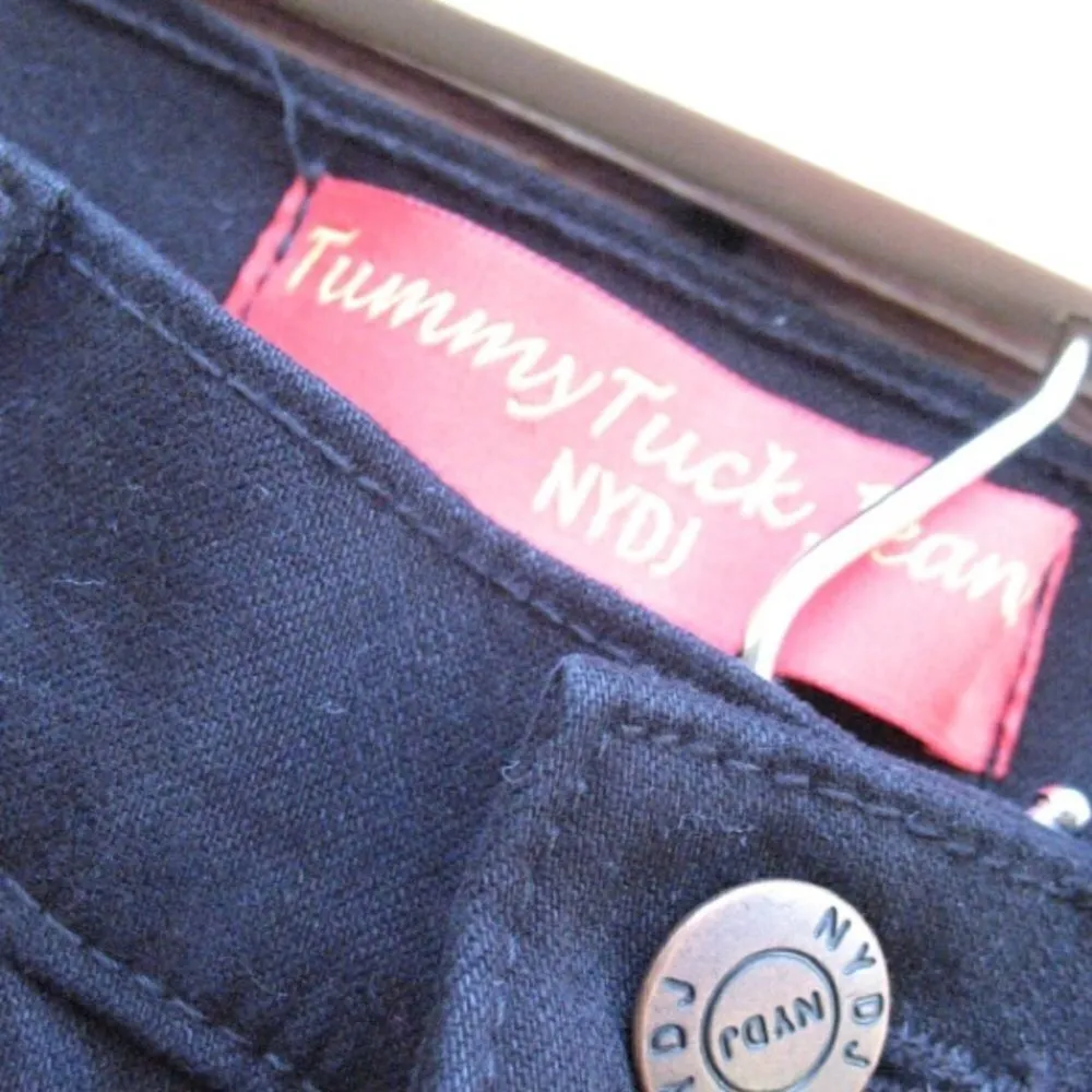 NWT Black Boot Cut Long Rhinestone Jeans - Image 8