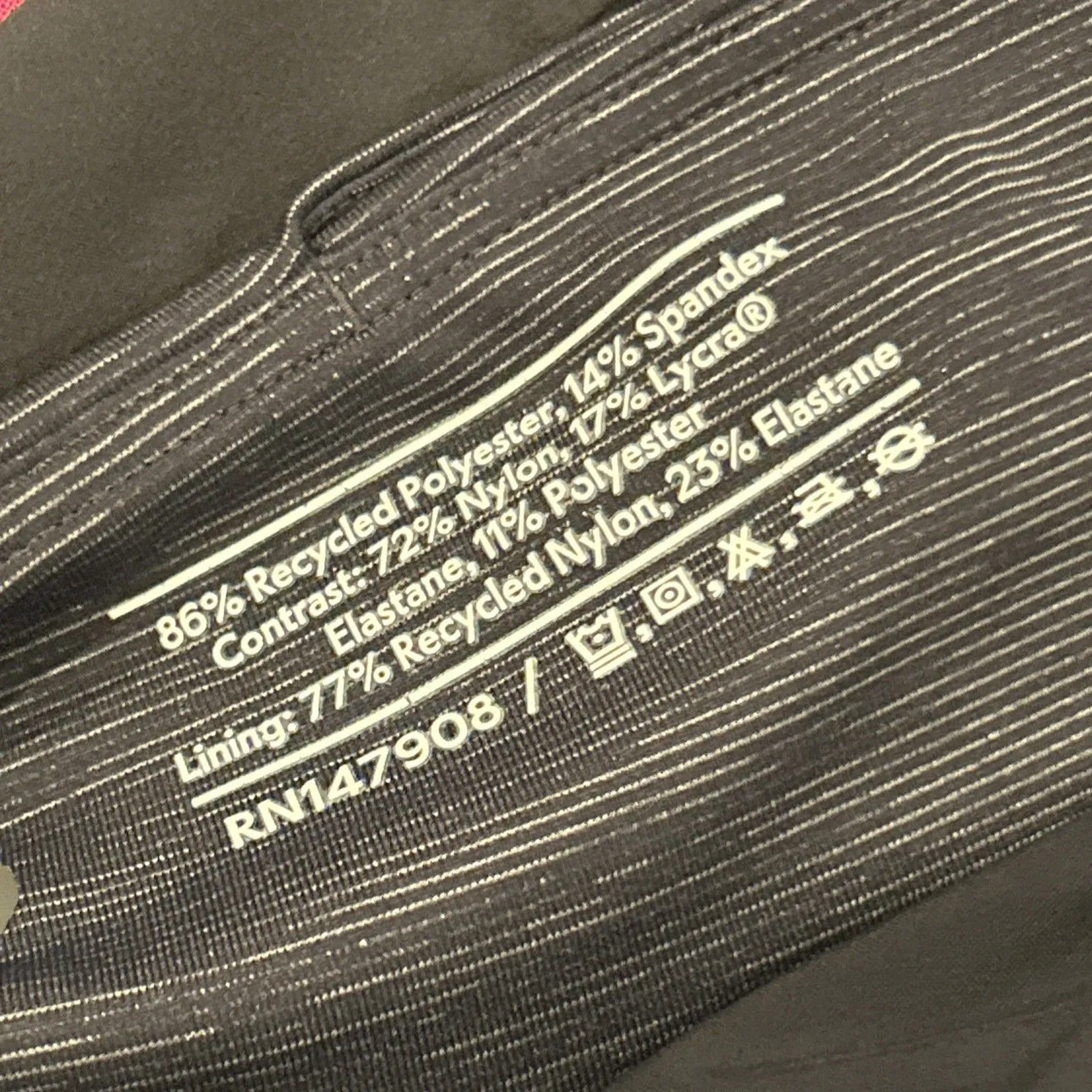 Outdoor Voices Shorts Womens XXL Black Built In Liner Athletic Stretch Pocket - Image 3