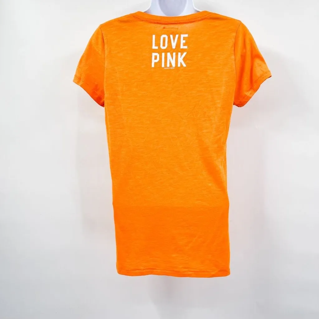 Tennessee Vols Volunteers Victorias Secret Pink Orange Nation T-Shirt Shirt - Image 2