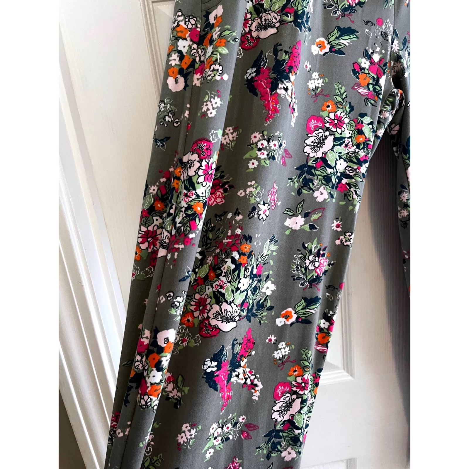 Vera Bradley Floral Print Lounge Pants, Elastic Waist, Comfy Casual, Relaxed Fit - Image 2