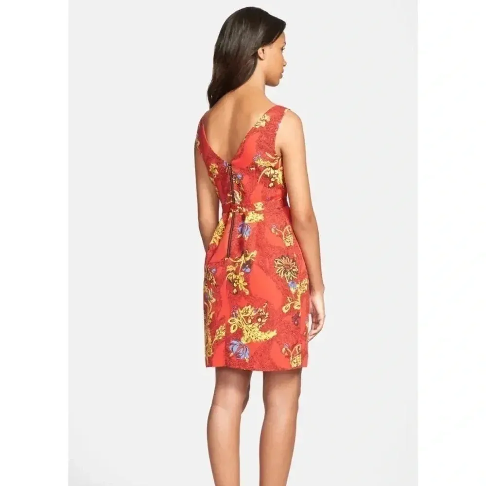 Plenty by Tracy Reese ‘Ashley’ Retro Floral Sleeveless Dress Size 6 - Image 2