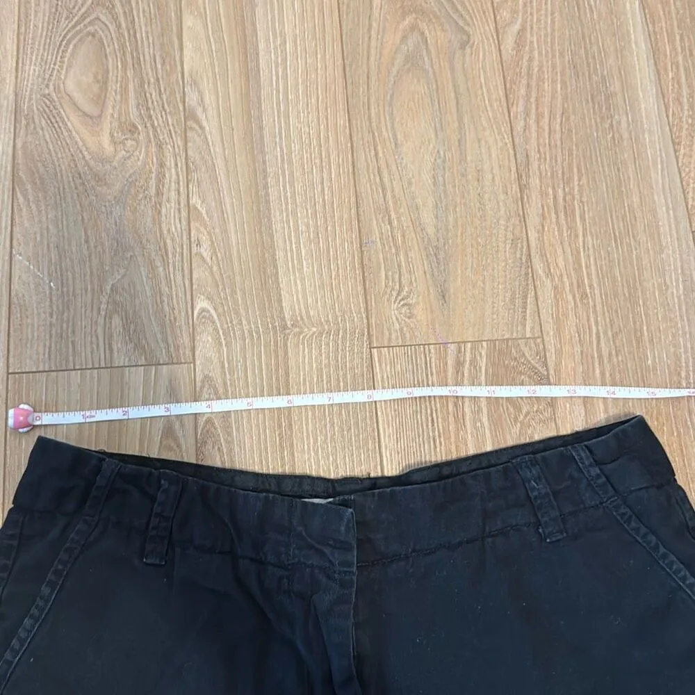 J Crew Women’s Vintage Black City Fit Denim Shorts Size 8 - Image 4