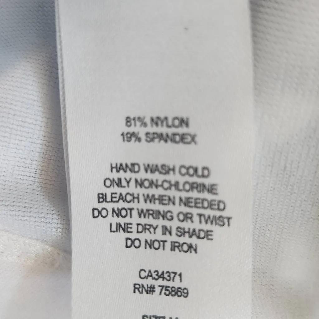 Gossip Black Print Sports Bra with Green Trim NWT Size Medium Racerback Bra - Image 10