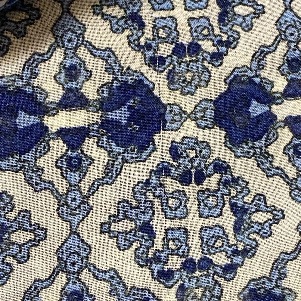 BLUE by Saks Fifth Avenue - Double Layered blue patterned tank- Tailored to Sz S - Image 14