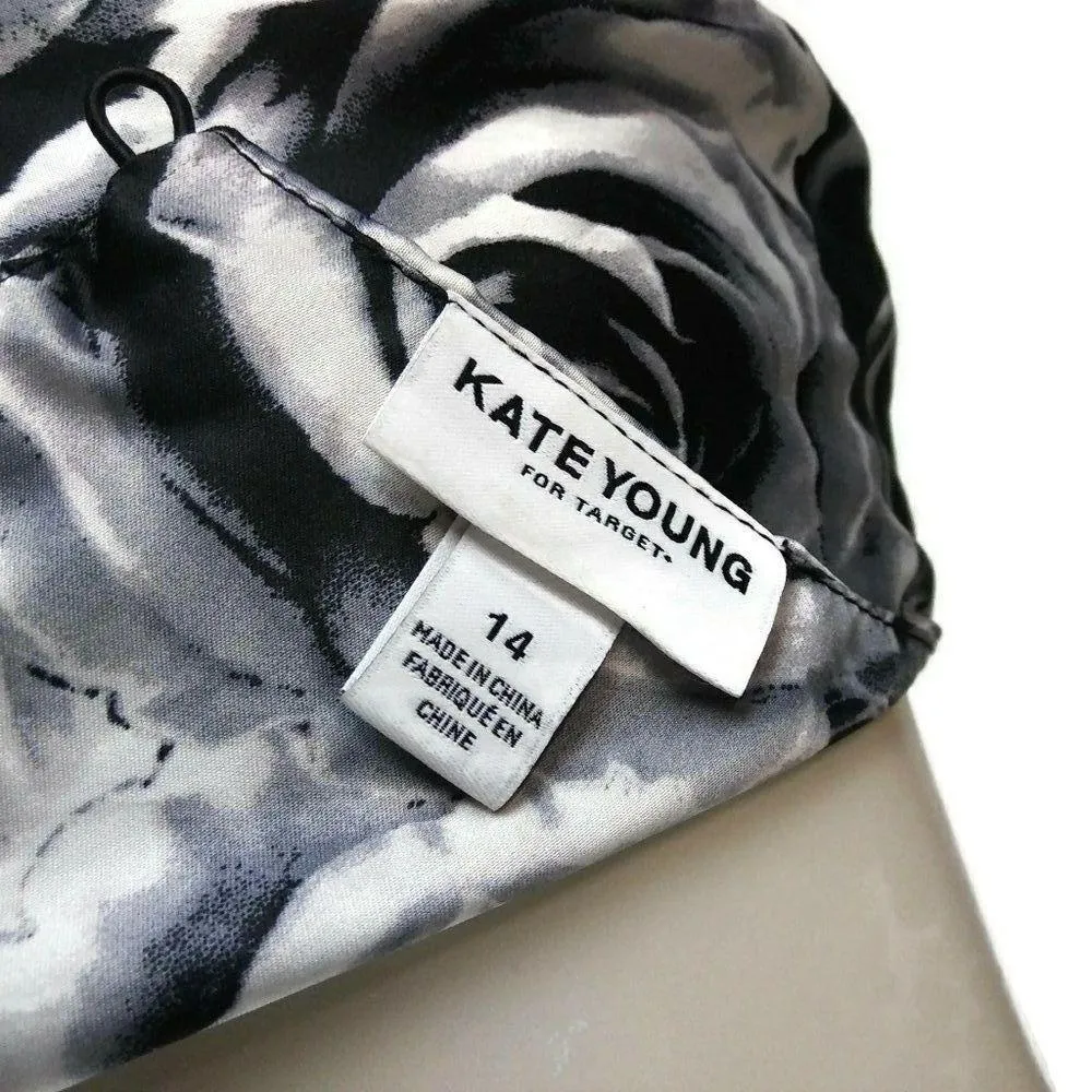 KATE YOUNG Floral Sleeveless Peplum 14 Dress - Image 5