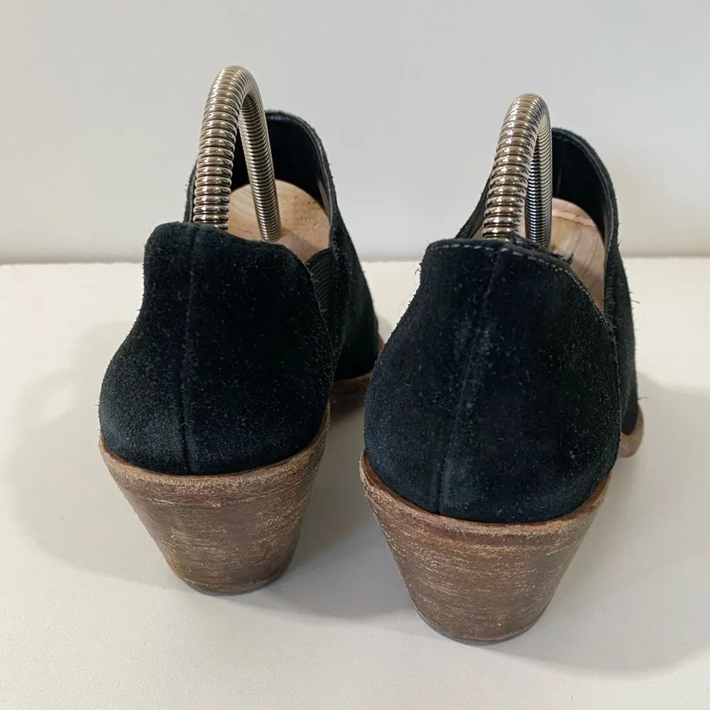 Vince Camuto Black Suede Booties size Women’s 7 - Image 3