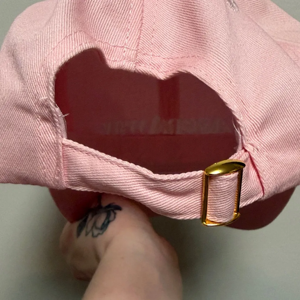 Baby Pink LaserAway Baseball Cap - Image 5