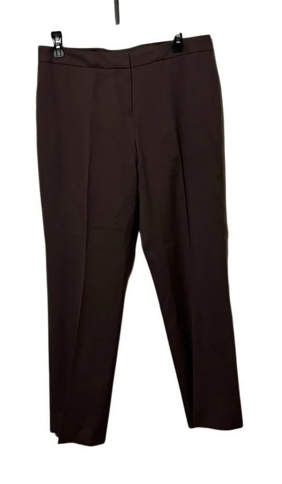 Vintage Pendleton Virgin Wool Trousers - Dark Chocolate Brown size 8 1990’s pant - Image 1