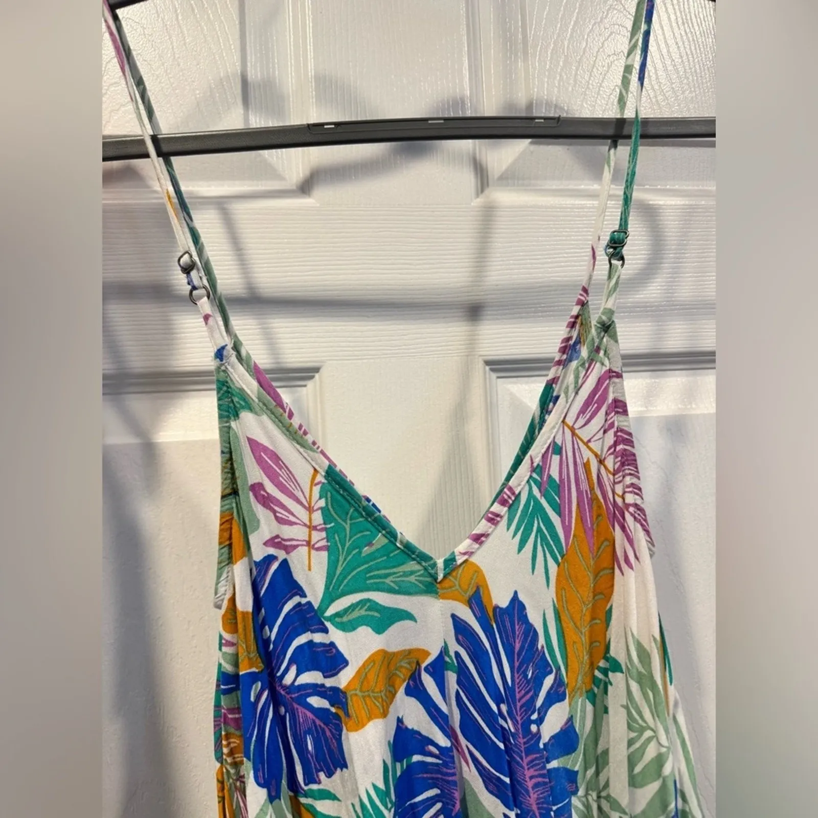 Goa Beachwear Dress / swim/beach cover up / tropical print / size large / NWOT - Image 6