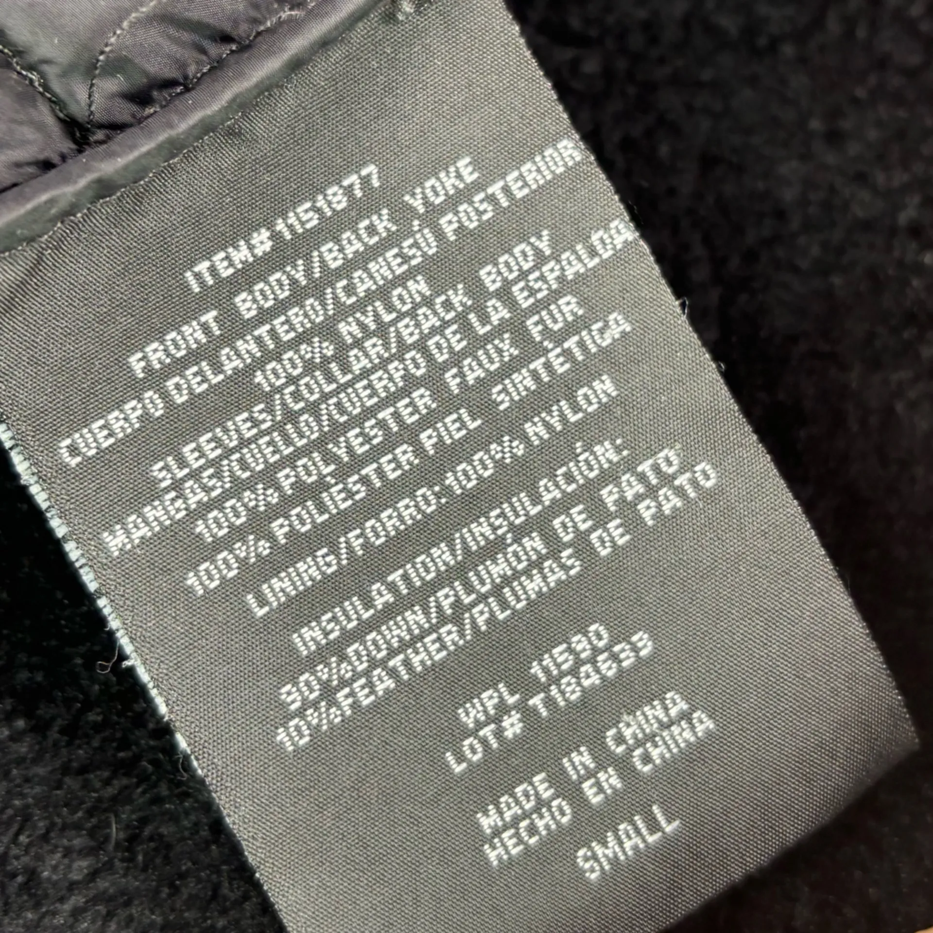 32 Degrees S Stormy Night Mixed Media Plush Quilted Lightweight Jacket Black - Image 8