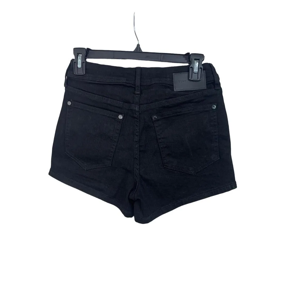 BCBGMAXAZRIA‎ Women's High Rise Denim Shorts Black Size 26 NWT $138 - Image 6