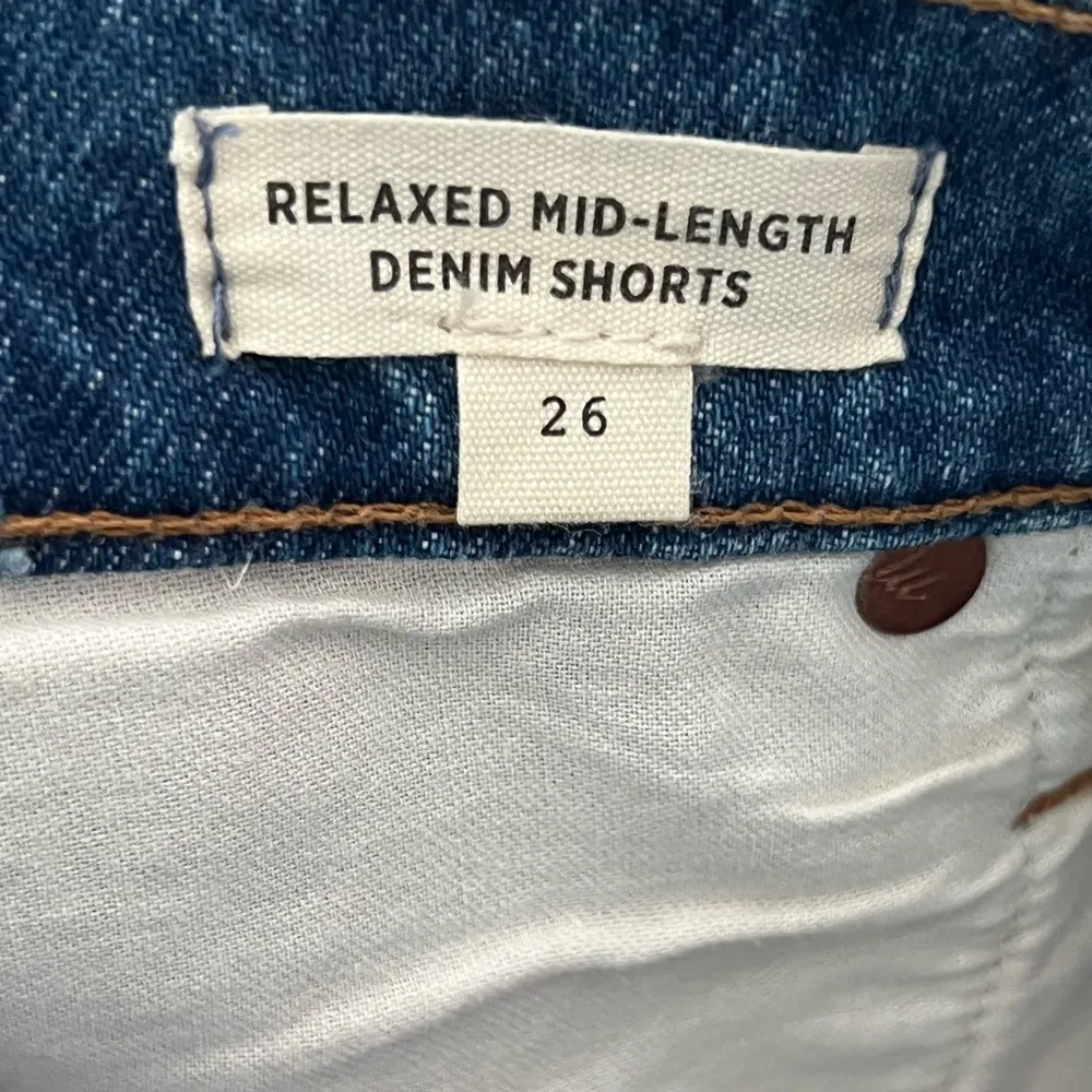 Madewell Relaxed Mid-Length Denim Shorts | Kimbrough Blue Denim Wash | 26 - Image 7