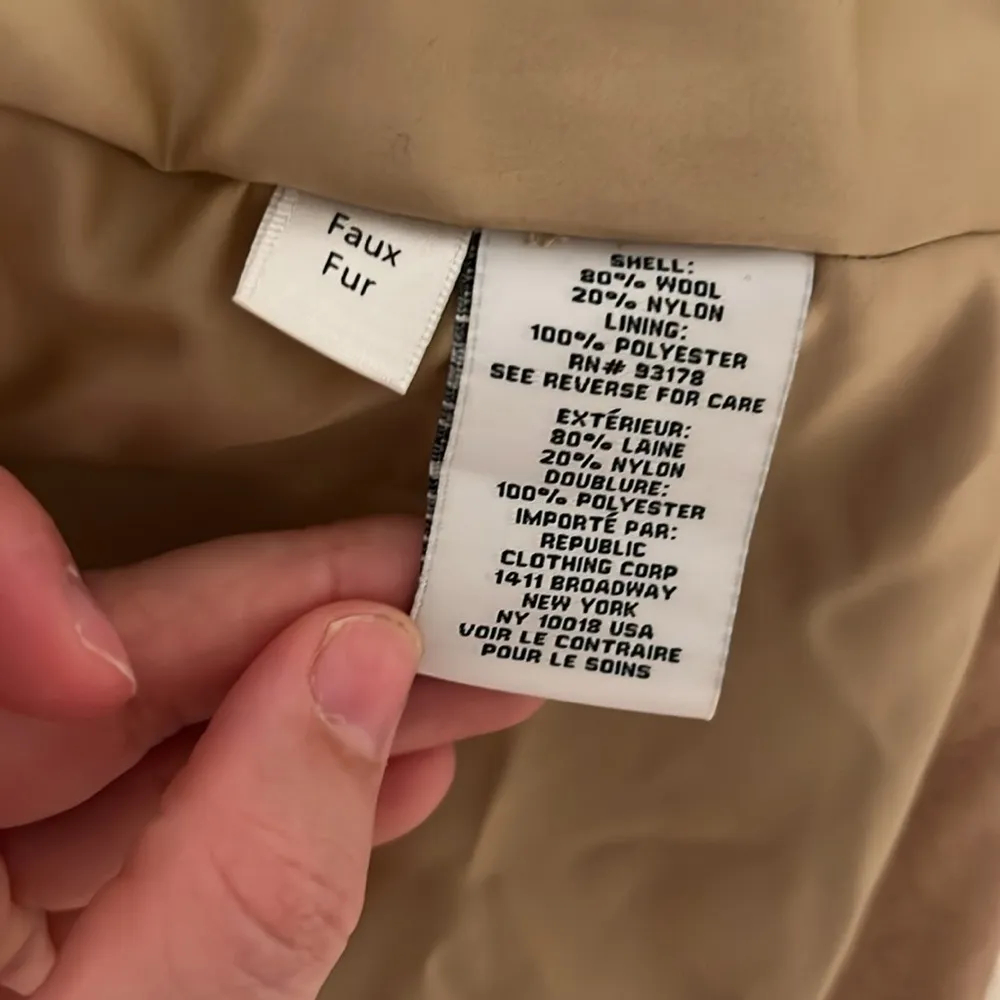 The cashmere project wool jacket . Size L Tan Size L - Image 7