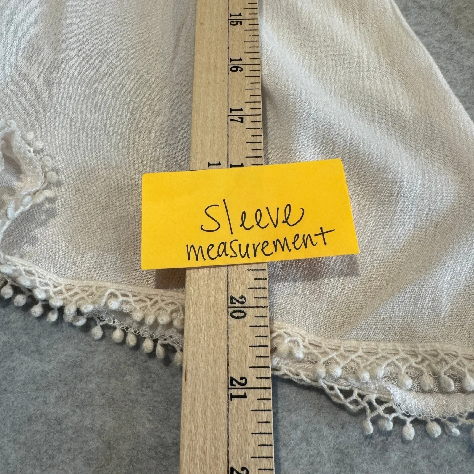 Romeo & Juliet Couture Off Shoulder Romper Womens M Cream Boho Cowgirl Pockets - Image 14