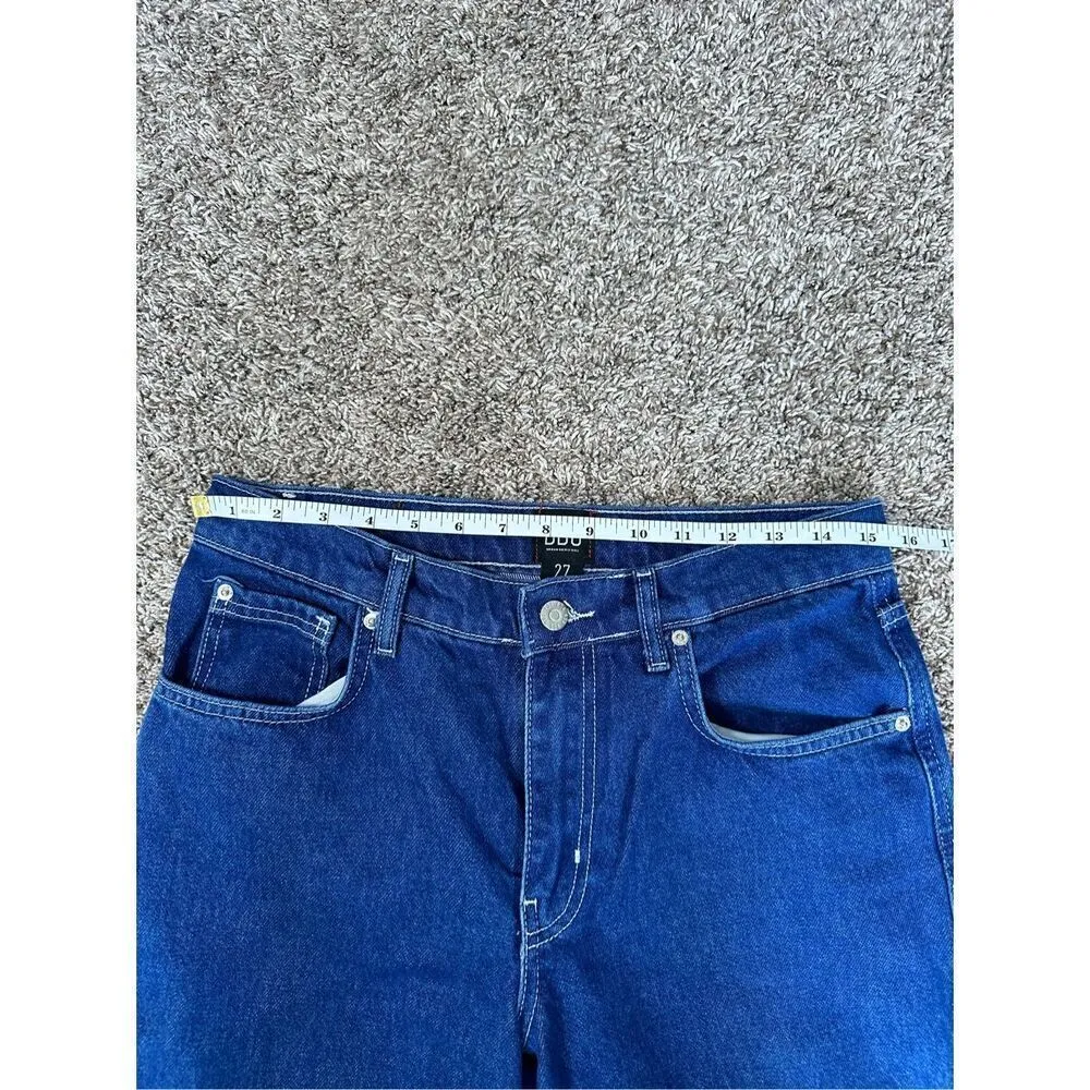 BDG Urban Outfitters Presley Wide Leg Cargo Jeans Baggy Y2K Blue Denim Size 27 - Image 10