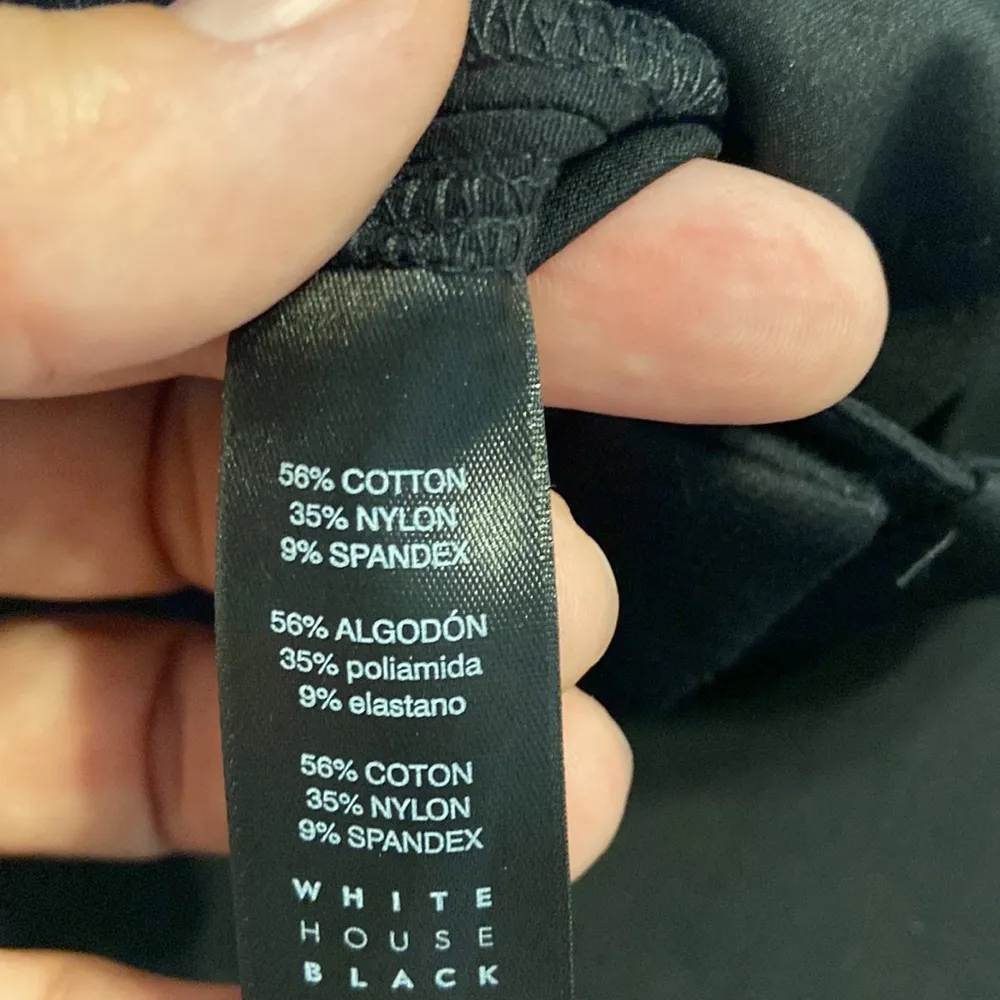 WHBM Black The Flare Crop Pants with Silver Button Accents brand new size 12 - Image 13