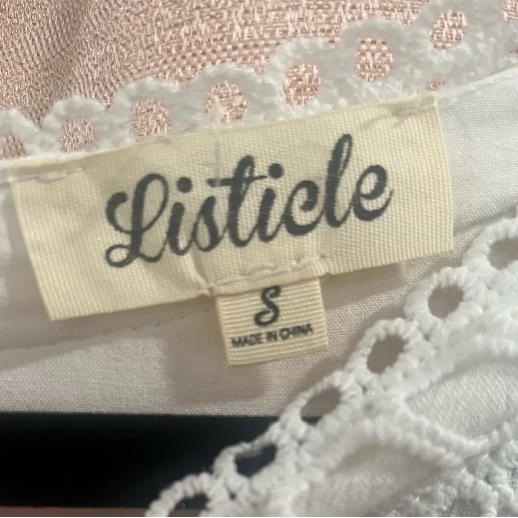 White Listicle dress - Image 7