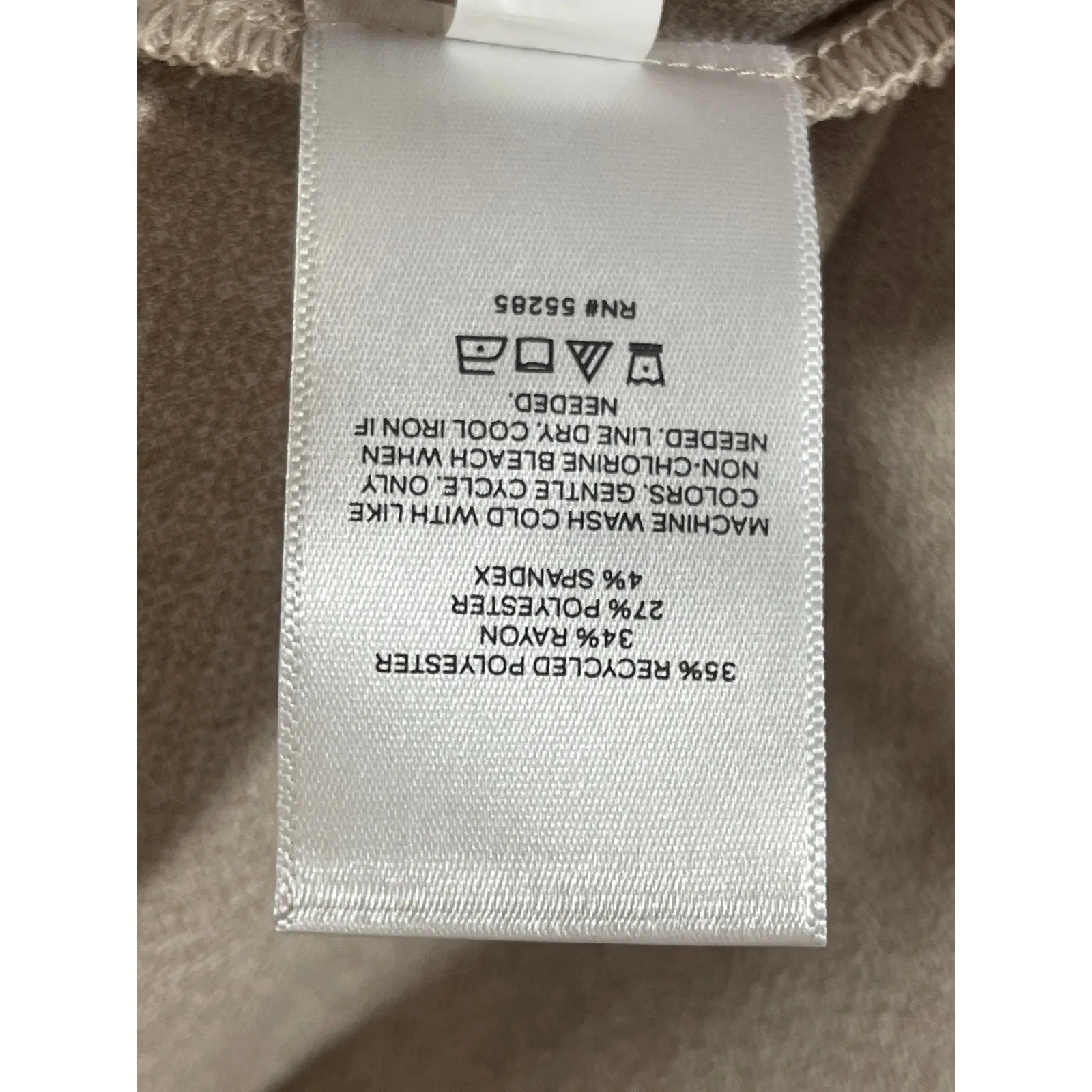 NEW Express Beige High Waisted Zip Slit Pencil Mini Skirt Short Skort Size 4 - Image 5