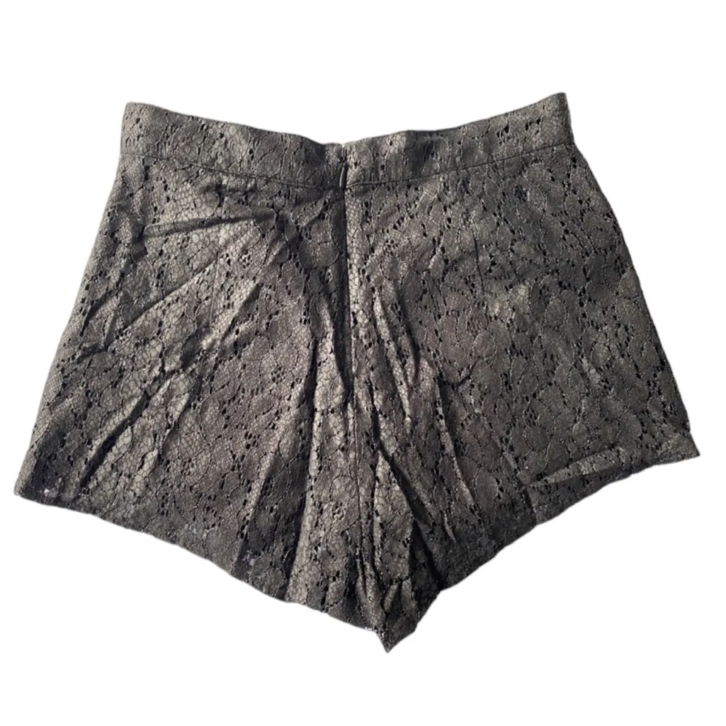 DIVIDED H&M Women’s Mini‎ Shorts Size US 4 Black - Image 2