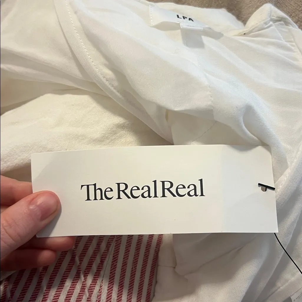 LPA  White Puff Sleeve Blouse - Image 9