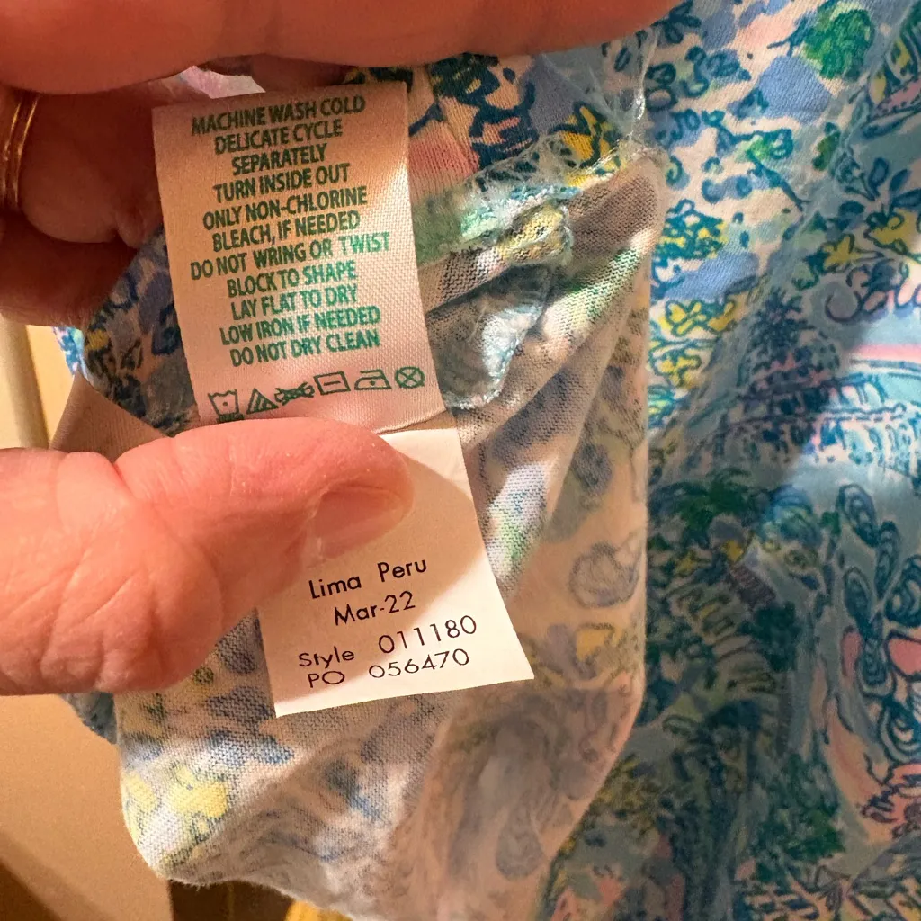 Lilly Pulitzer Kristen Swing Dress in Lilly Loves South Carolina Surf Blue - Image 8