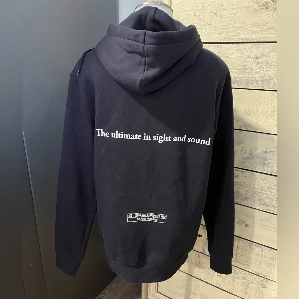 Disney Fantasia Black Hoodie Sweatshirt H&M Size XS - Image 5