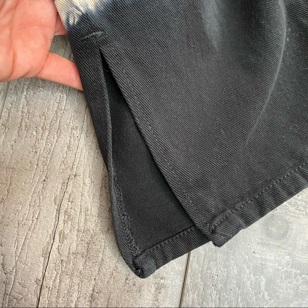 ⭐️PRINCESS POLLY Lioness Alabama Black Tie Dye Split Leg High Rise Jeans 6 - Image 10