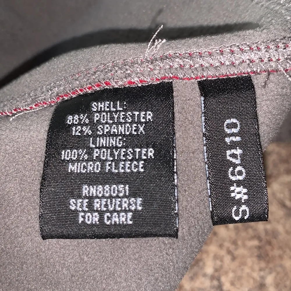 Tri Mountain Performance red micro fleece lined sleeveless zip up vest Size XL - Image 8