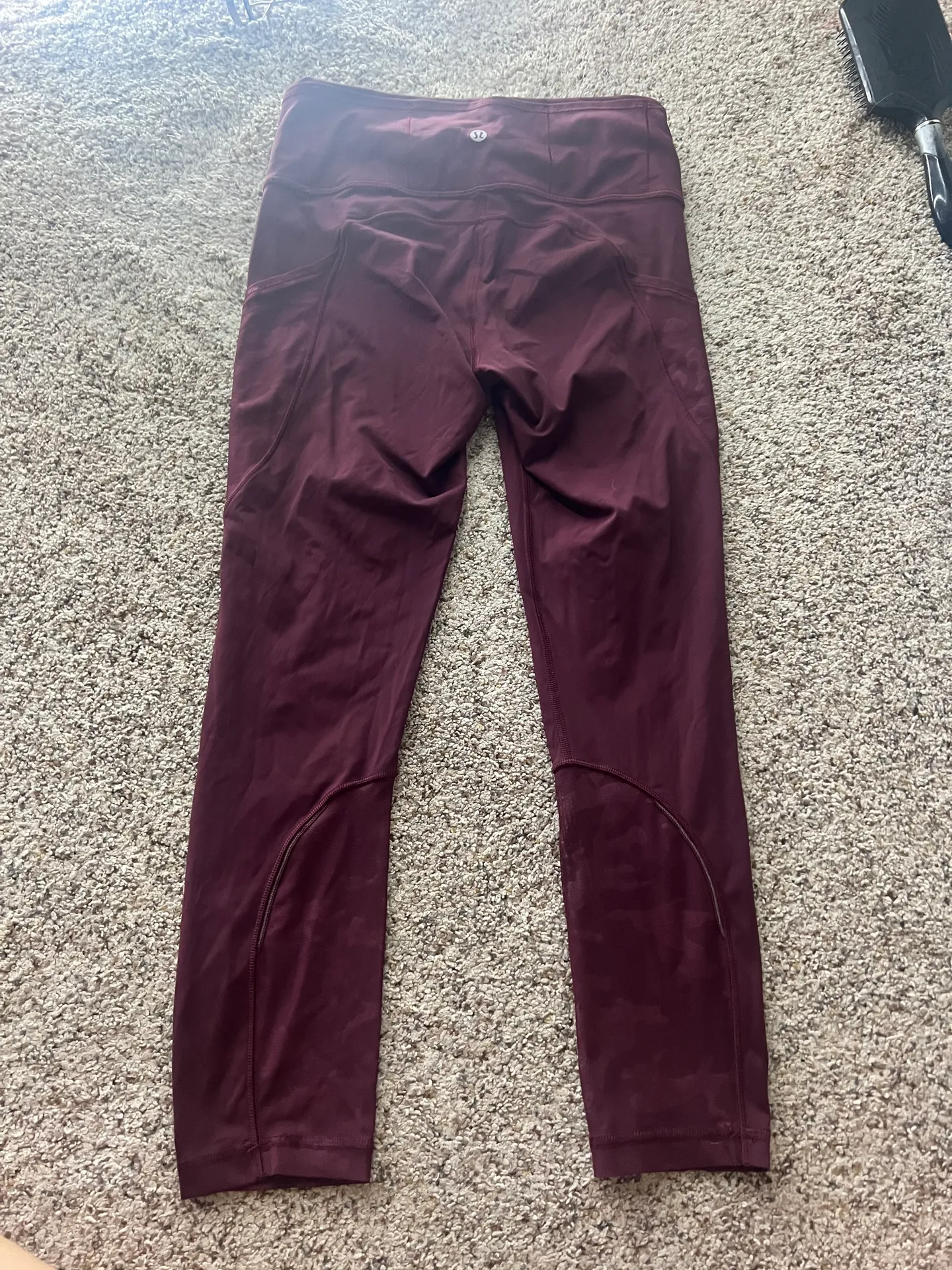 Lululemon Leggings In Maroon - Image 3