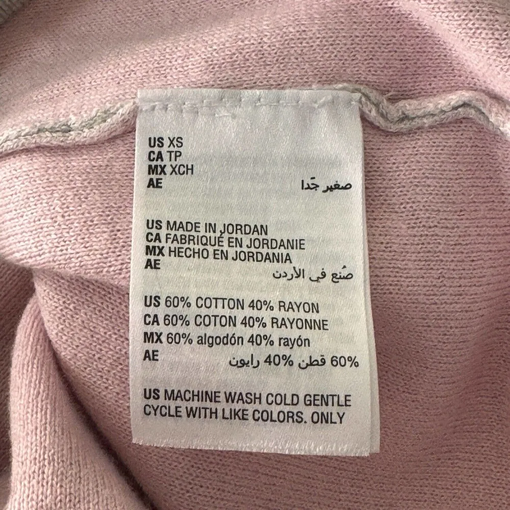 Charter Club X-Small Sweater Polka Dots Long Puff Sleeves Stretch Crew Neck New - Image 7