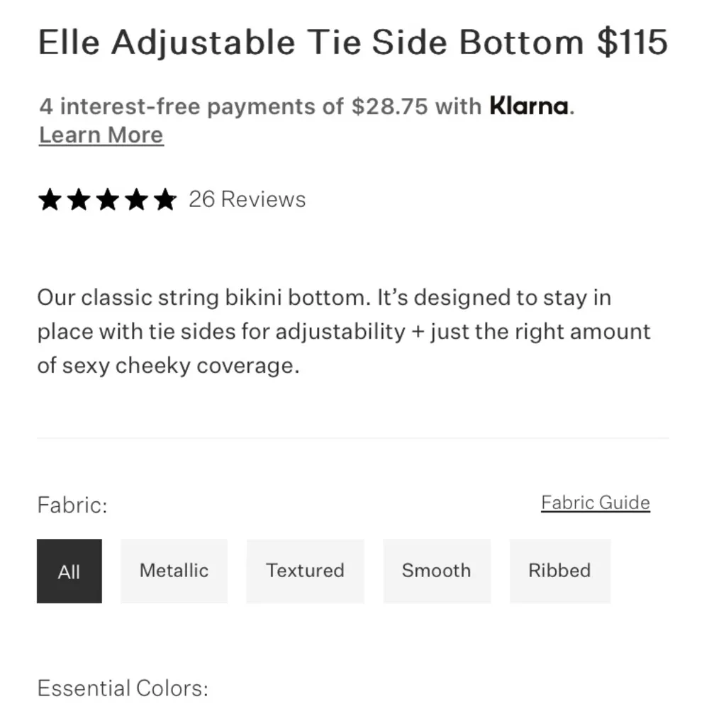 VITAMIN A ELLE Side Tie String Bikini Bottoms Size 14DD Leopard Cream Black Tan - Image 6