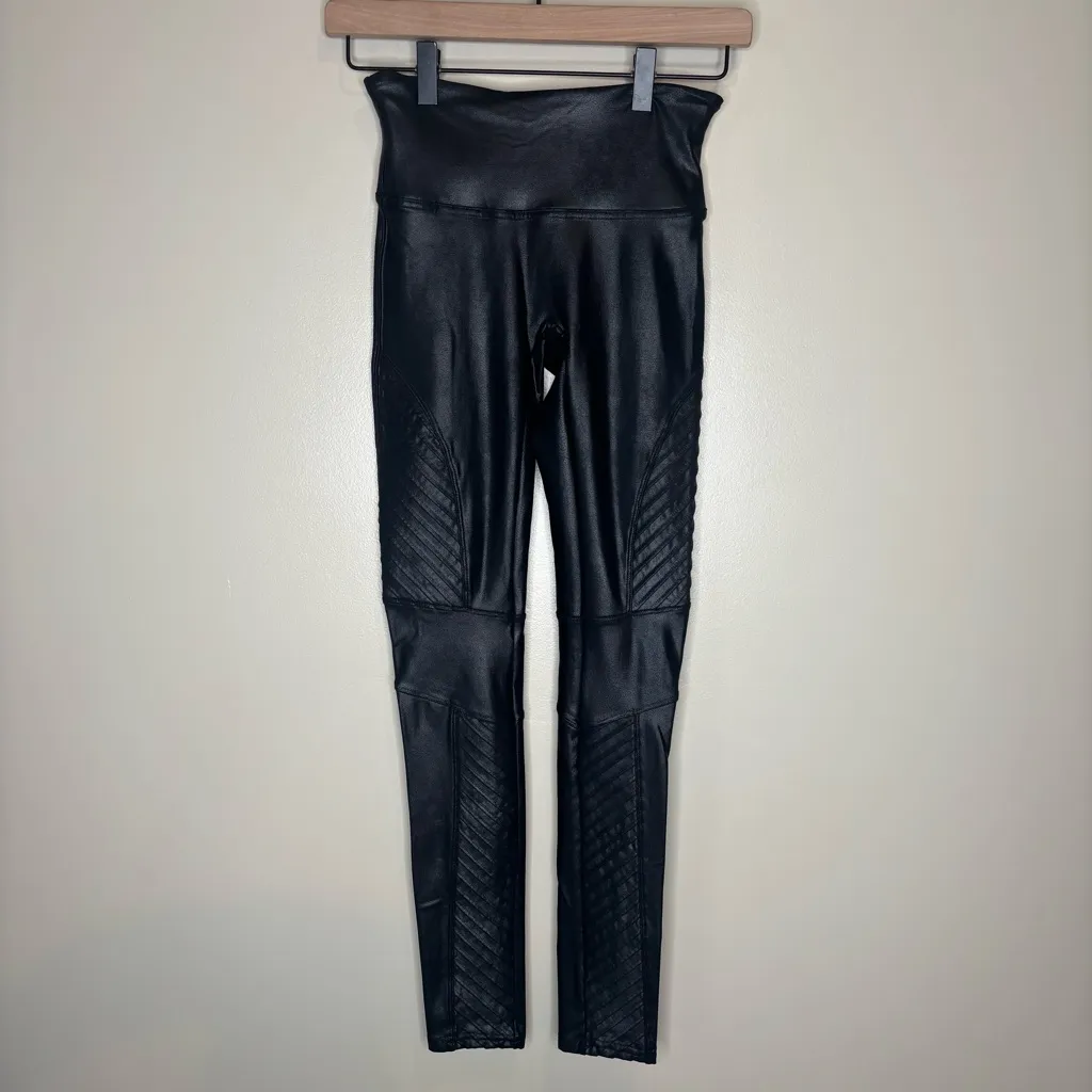 SPANX Moto Faux Leather Leggings - Image 3