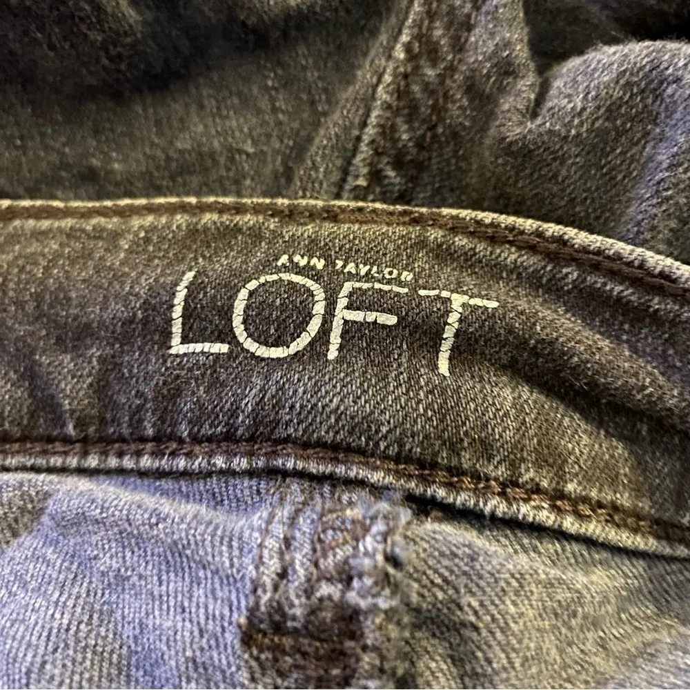 Ann Taylor LOFT Super Skinny Denim Jeans Dark Wash Indigo 24/00 - Image 6