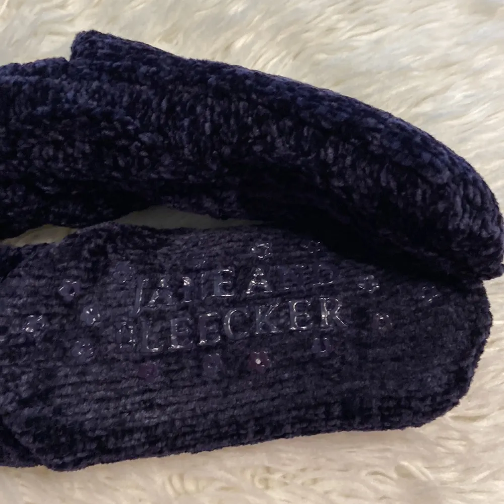 Jane & Bleecker Socks BNWOT navy blue color  length 17” - Image 8