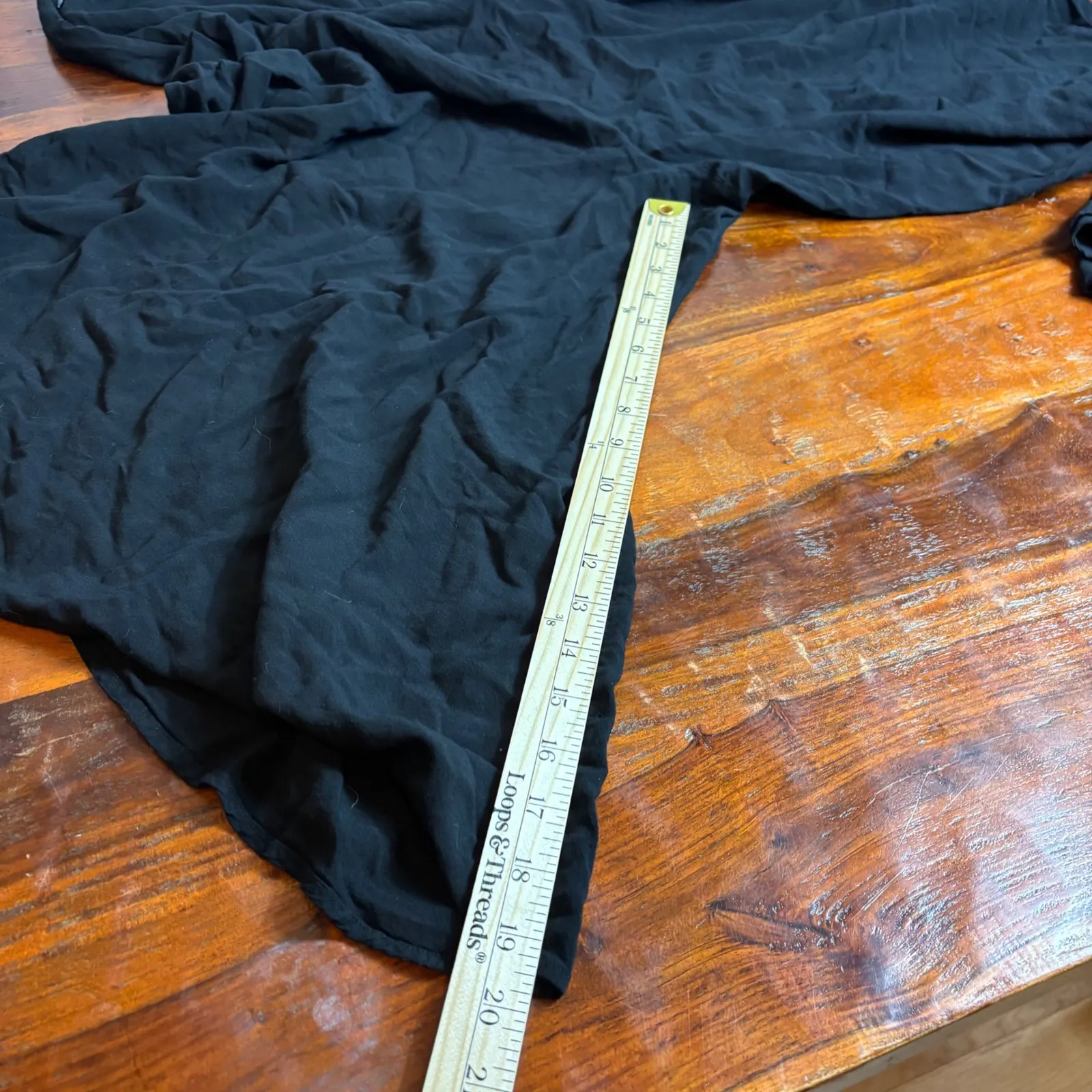 MSK Black Wide Leg Jumpsuit Cap Sleeve V Neck Women's Size L Size L - Image 11