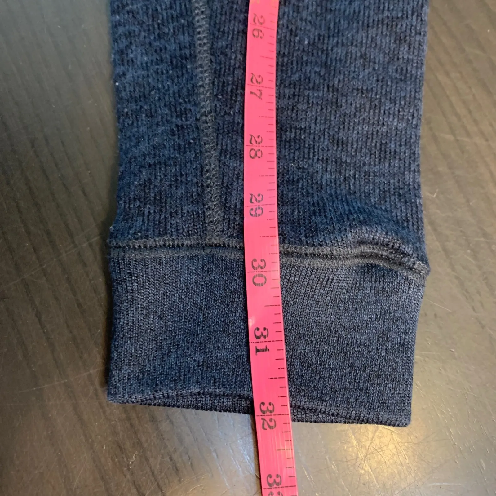 ANGIE Teal Orange Geometric Print Kimono Sleeve Tie Waist Blouse Top M - Image 5