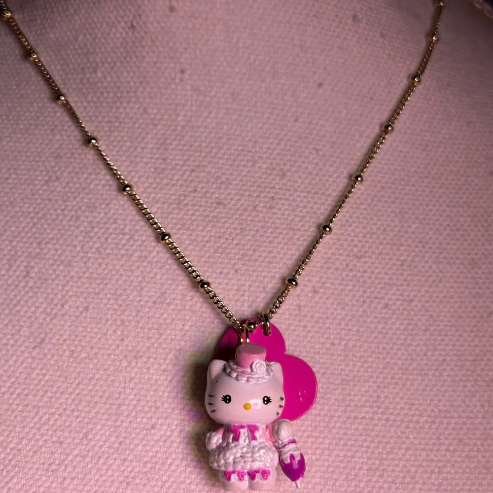 Hello Kitty Pink Pendant Necklace - Image 4