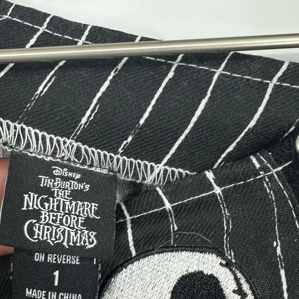 Nightmare Before Christmas Jack Skeleton Pleated Mini Skirt Size 1 Spooky - Image 6