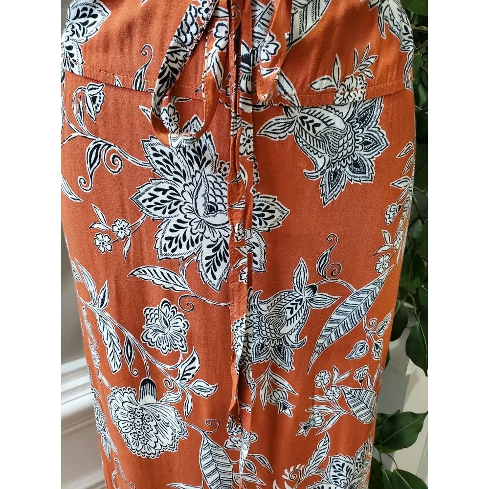 Beach Lunch Lounge Women's Viscose Sweetheart Neck Sleeveless Long Maxi Dress L - Image 4