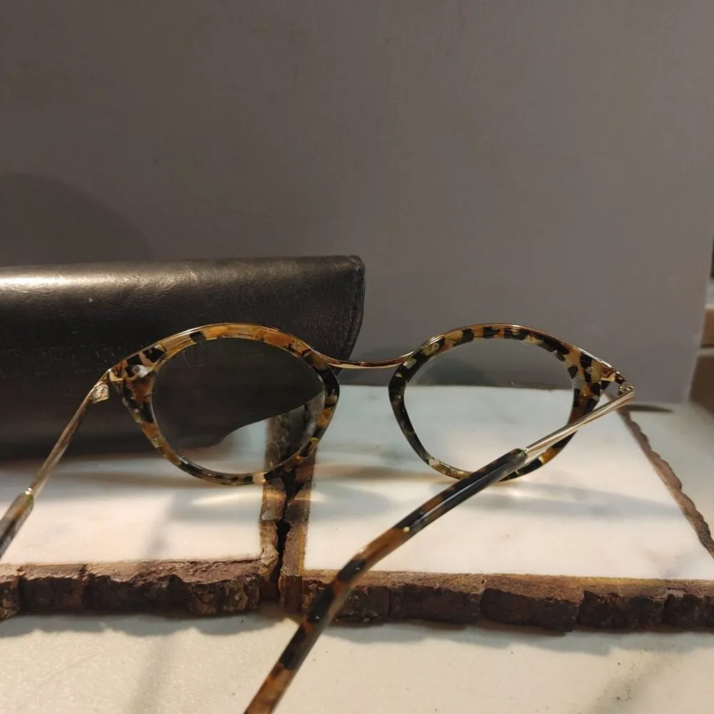 Bruno Chaussignand Julep Marble Brown Eyeglass Frame Paris France Vision - Image 8