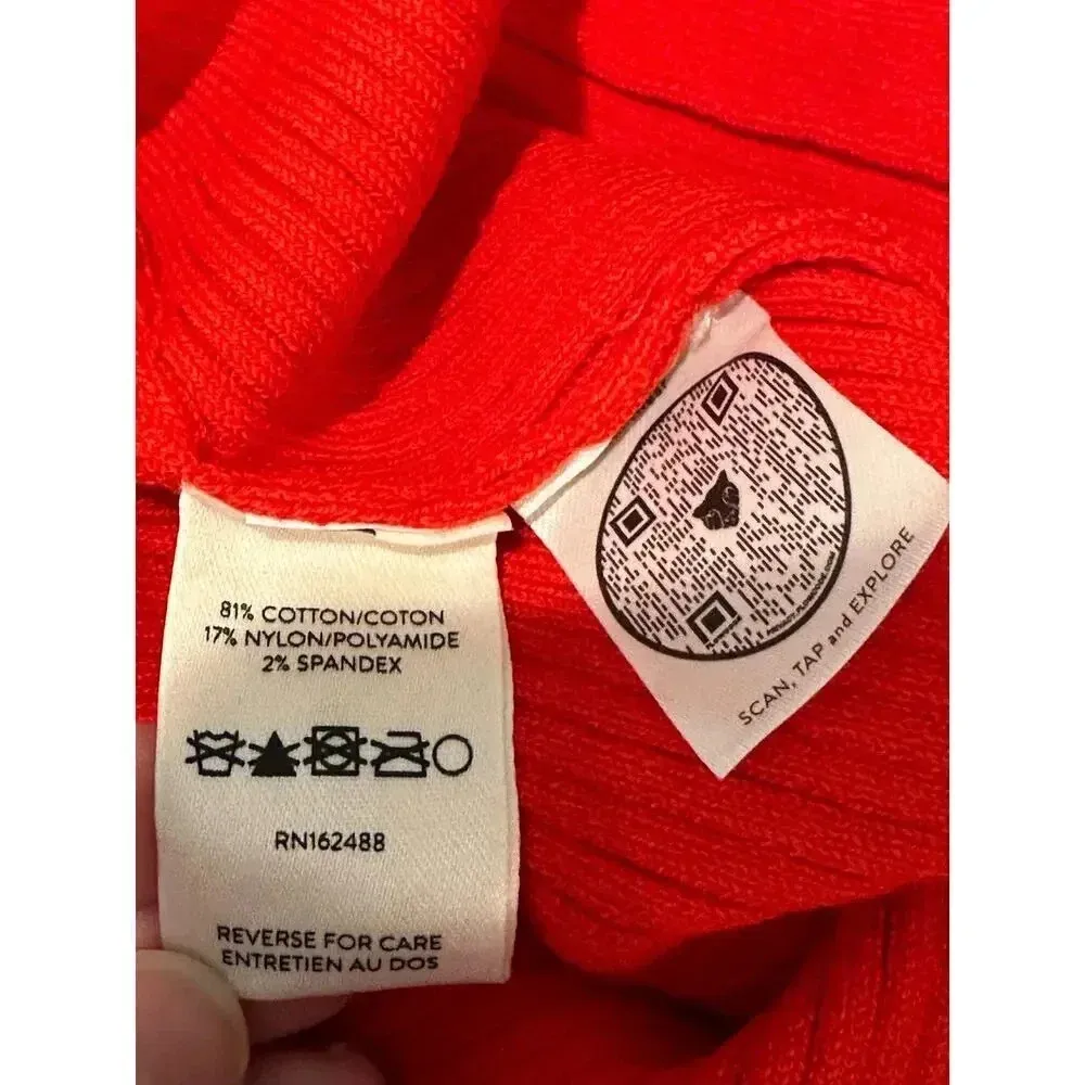 Lita‎ By Ciara Side Button Ribbed Skirt Red Size L - Image 6