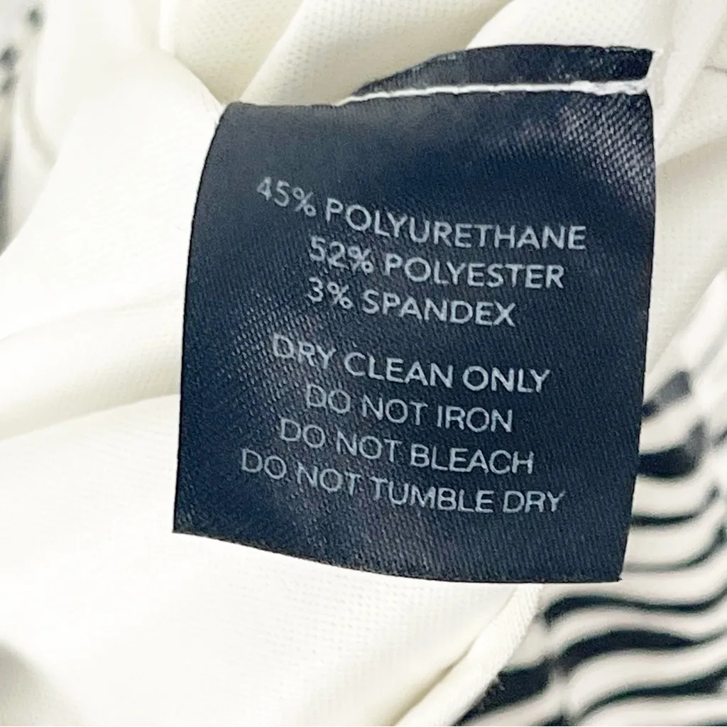 I.AM.GIA Black White Zebra Animal Print Faux Began Leather Pants, Size Small - Image 4