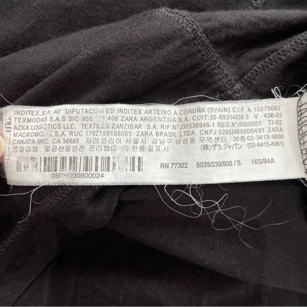 Mock Neck Dolman Short Sleeve Top Black Size Small - Image 14